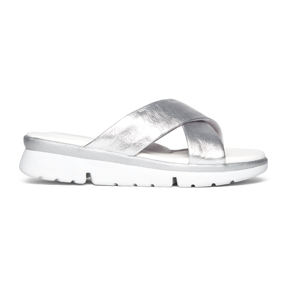 Rockport Sandals For Womens Silver - R-Evolution - KQ8069527